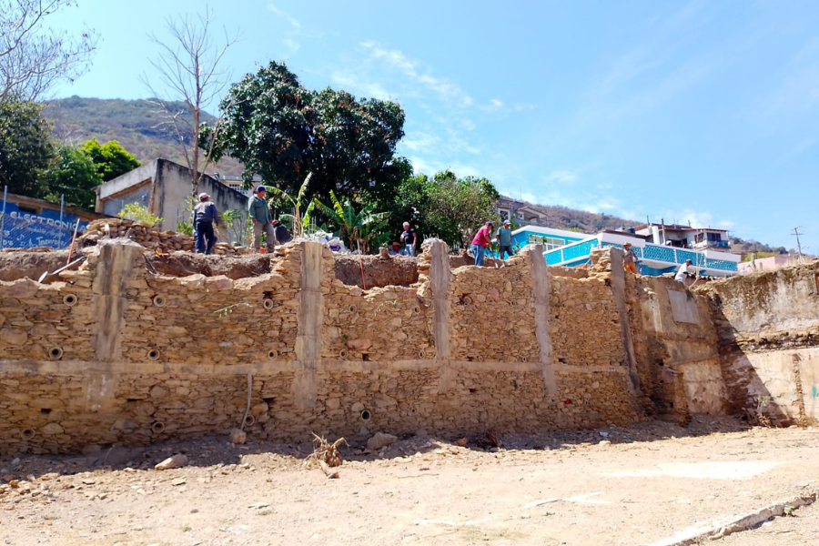Avanza el proyecto del mercado comunitario en Villa Hidalgo Yalálag