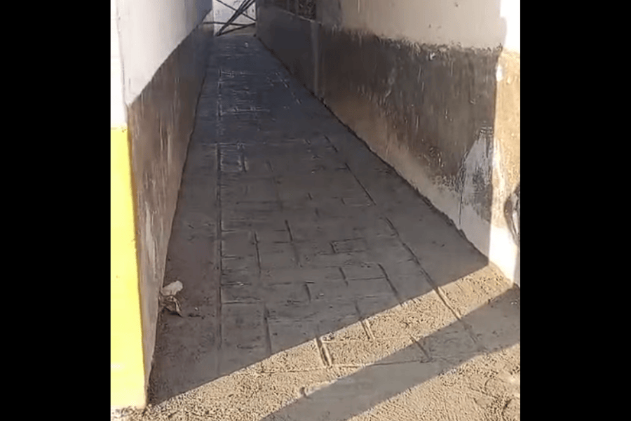 Pavimentación del Callejón del Sagrario en Villa Hidalgo Yalálag